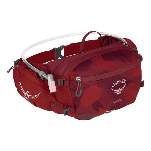 Osprey Seral with 1.5L Reservoir Hydration Lumbar Pack Moltenred