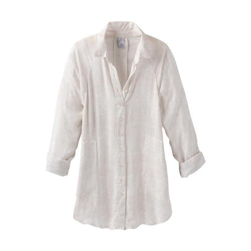 prAna Women's Hele Mai Shirt Whiteakoa