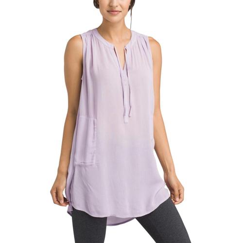 prAna Women's Natassa Crinkled Tunic Lavender
