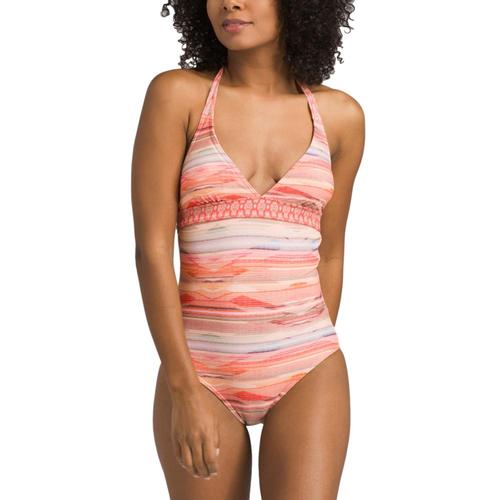 prAna Women's Lahari Halter One Piece Swimsuit Pchbonita