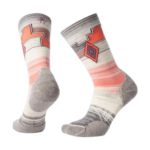Smartwool Women's PhD Outdoor Light Pattern Crew Socks Mdgray_052