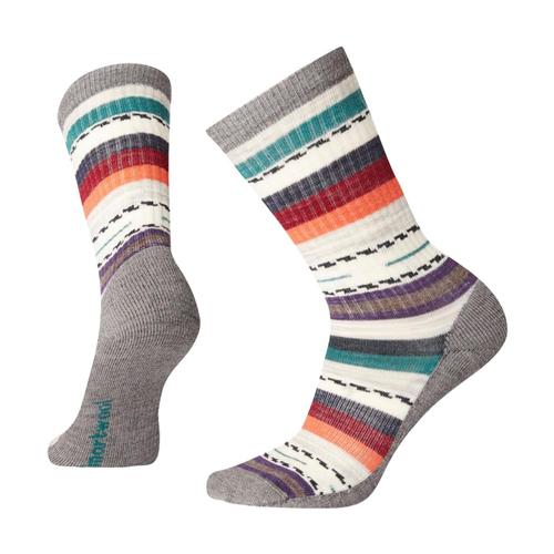 Smartwool Women's Hike Light Margarita Crew Socks Mdgray_052