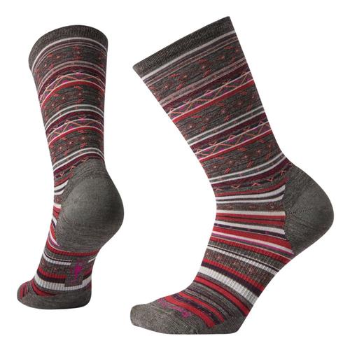 Smartwool Women's Ethno Graphic Crew Socks Taupe_236