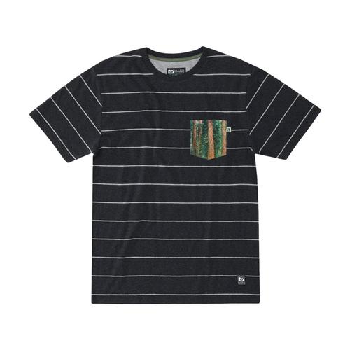 HippyTree Men's Pine Tee Hthrblack