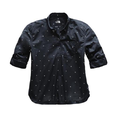 The North Face Women's Long Sleeve Bayward Shirt Navy_9jd