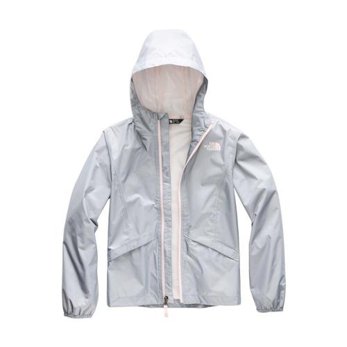 The North Face Girls Zipline Rain Jacket Grey_v3t