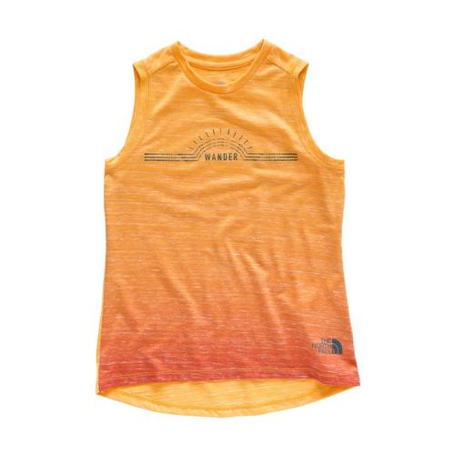 The North Face Girls Long and Short of It Tank Pnkomb_9kn