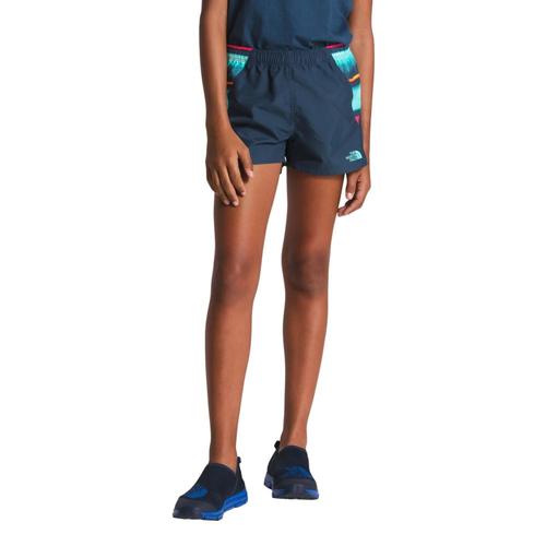 The North Face Girls Class V Water Shorts Teal_n4l