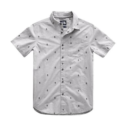 The North Face Men's Short Sleeve Bay Trail Jacquard Shirt 9xa_ltgry