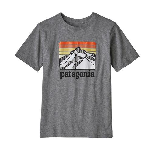 Patagonia Boys Graphic Organic T-Shirt Grvl_llgh