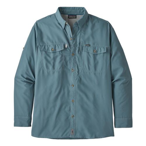 Patagonia Men's Long Sleeved Sol Patrol II Shirt Blue_pgbe