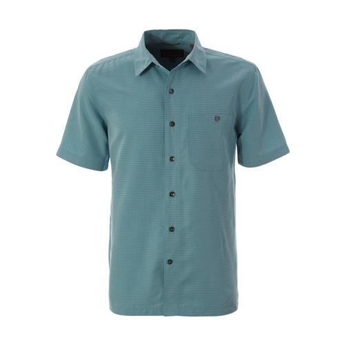 Royal Robbins Men’s Mojave Pucker Dry Short Sleeve Shirt Milkyblue