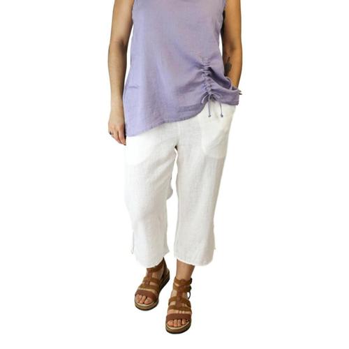 FLAX Women’s Capri Pants Milk