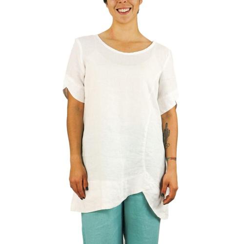 FLAX Women’s Scallop Tunic White