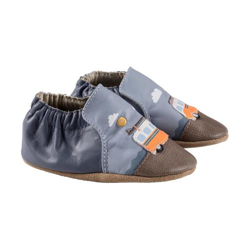 Robeez Baby Blue Surfing Summer Soft Soles Shoes Blue