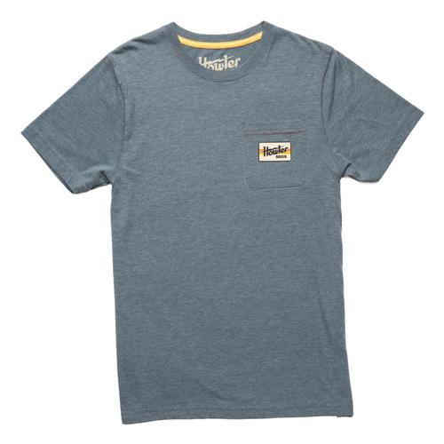 Howler Brothers Men's Howler Electric Stripe Select Pocket T-Shirt Indigo