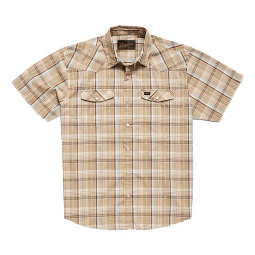 Howler Brothers Men's H Bar B Brooks Plaid Snapshirt Ftan