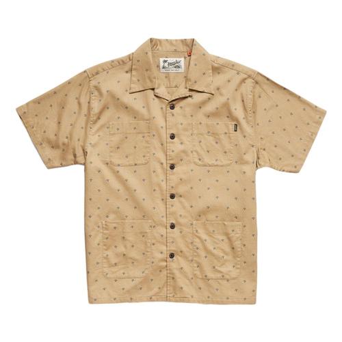 Howler Brothers Men's Sunset Scout Arrowhead Print Short Sleeve Shirt Khaki