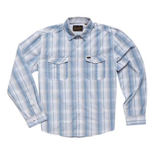 Howler Brothers Men's Gaucho Thornton Plaid Snapshirt Stoblue