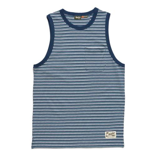 Howler Brothers Men's Zuma Jacquard Tank T Blues