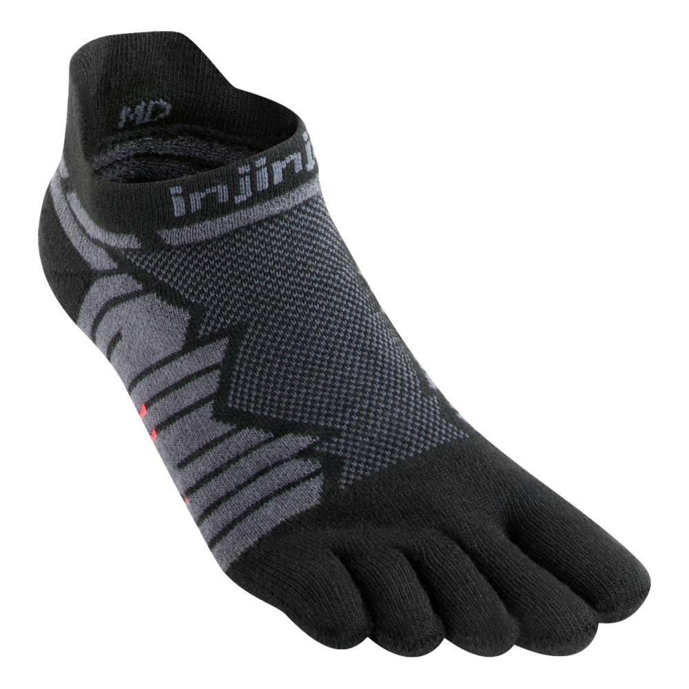 Injinji Unisex Ultra Run No-Show Socks ONYX