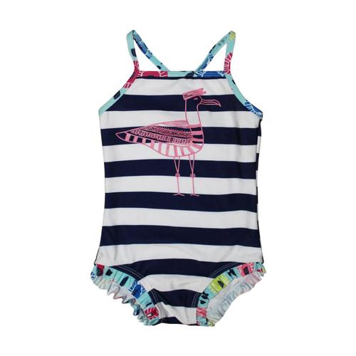 Mary Elyse Kids Lulu Pelican Stripe One Piece Swimsuit Nvystripe