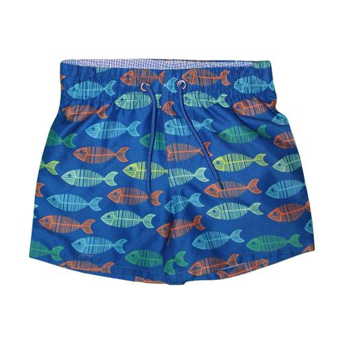 Mary Elyse Kids Gone Fishing Frank Swim Trunks Bluemulti