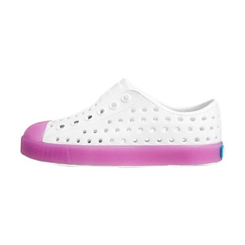 Native Kids Jefferson Glow Shoes Wht_lavndr
