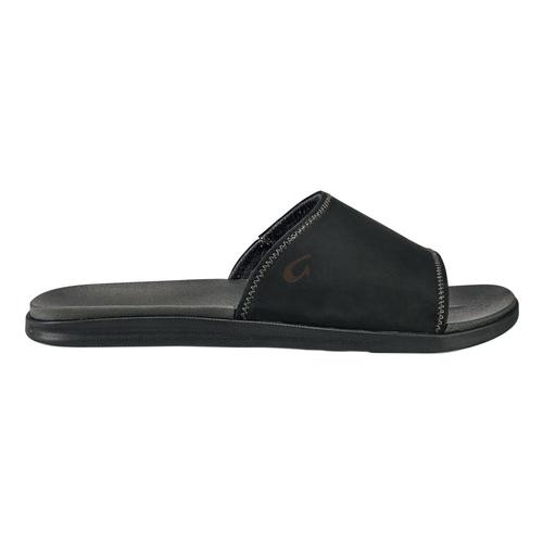 OluKai Men's Alania Slides Blk.Dkshd_406c