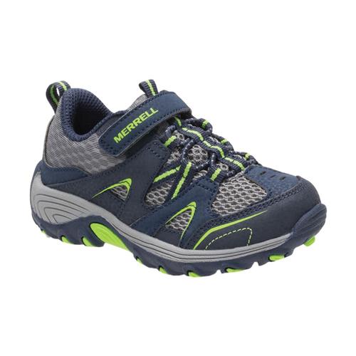 Merrell Little Kids Trail Chaser Jr. Shoes Nvygreen