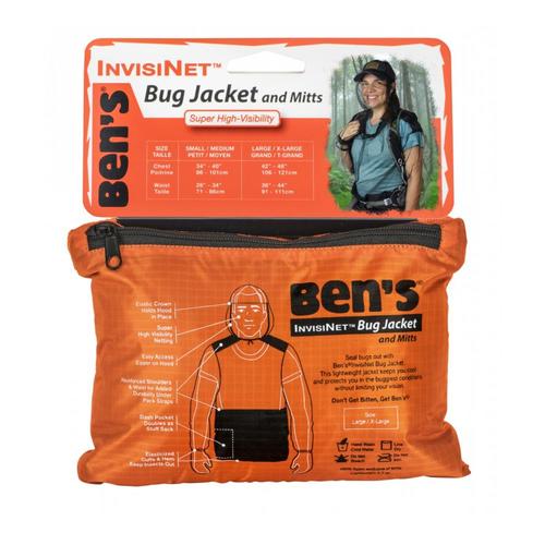Ben's InvisiNet Bug Jacket & Mitts - L/XL .
