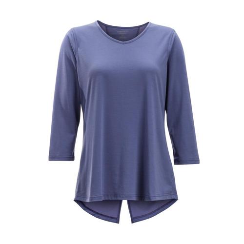 ExOfficio Women's Wanderlux 3/4 Sleeve Shirt Blueheron