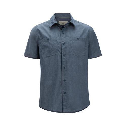 ExOfficio Men's Gaillac Short Sleeve Shirt Navy