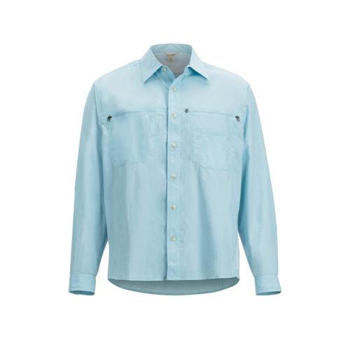 ExOfficio Men's Reef Runner Long Sleeve Shirt Airblue