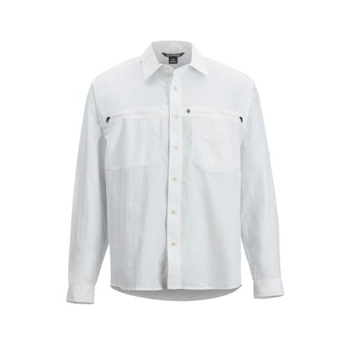 ExOfficio Men's Reef Runner Long Sleeve Shirt White