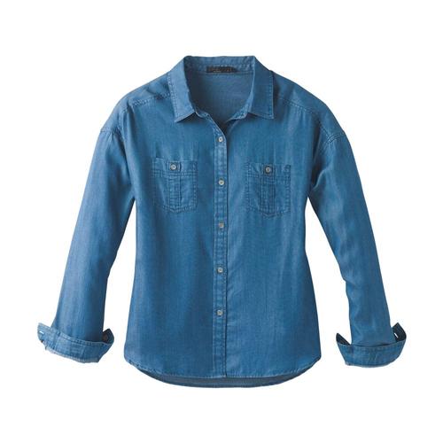 prAna Women's Updrift Top Antqblue