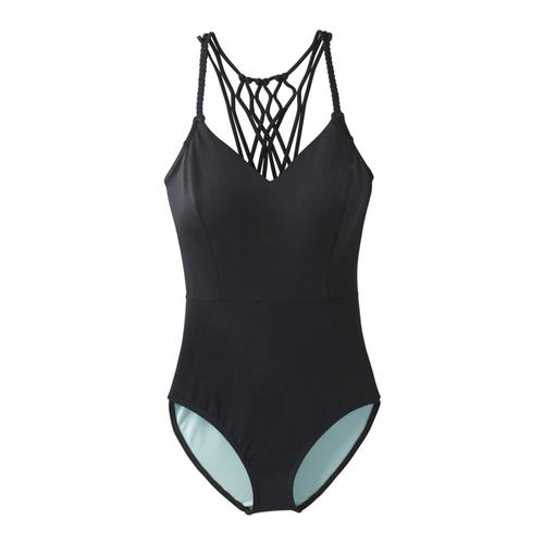prAna Women's Talula One-Piece Swimsuit Black