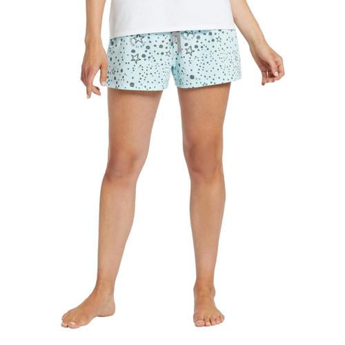 Life is Good Women's Sleep Stars Knit Sleep Shorts Bermuda