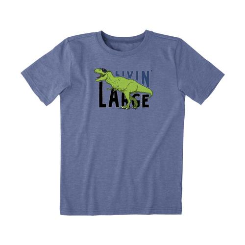 Life is Good Boys Livin' Large Cool Tee Vntgblue