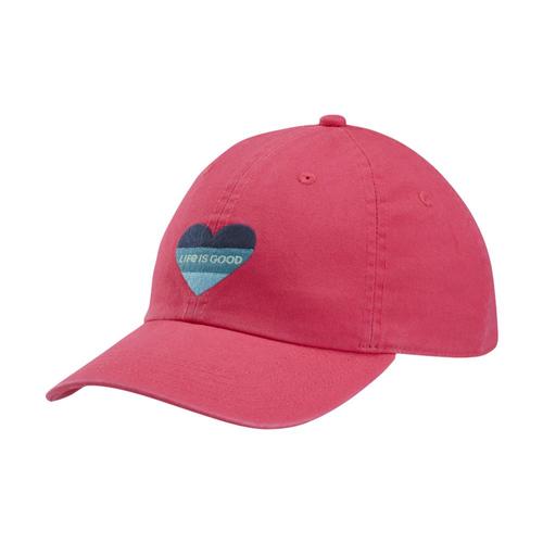 Life is Good Kids Color Block Heart Chill Cap Poppink