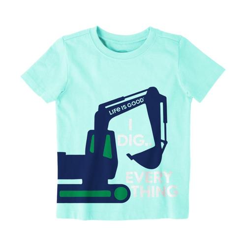 Life is Good Toddler I Dig Everything Crusher Tee Brmdablue