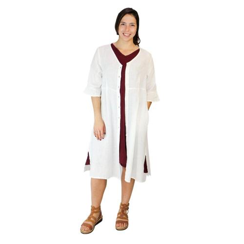 FLAX Women’s Night Duster Milk