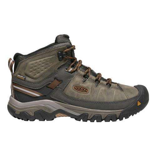 KEEN Men's Targhee III Waterproof Mid Hiking Boots Blkolv.Gldbn