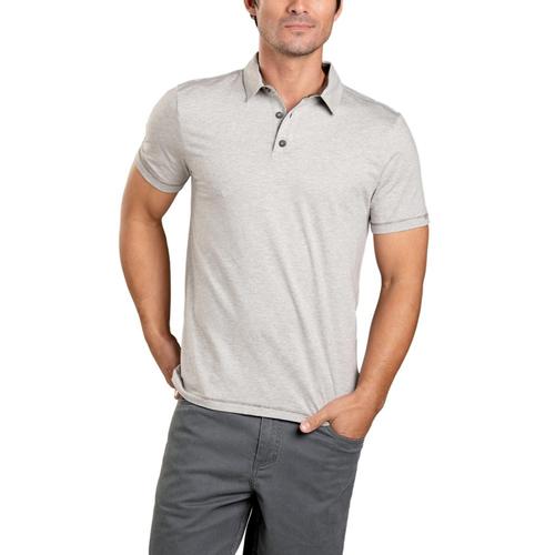 Toad&Co Men’s Tempo Short Sleeve Polo Hthrgrey