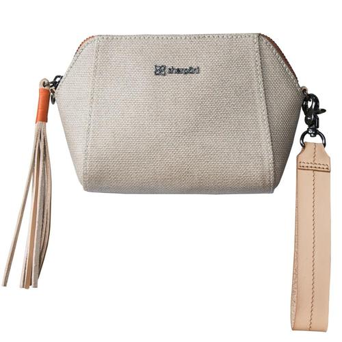 Sherpani Vibe Wristlet Crossbody Bag Natural