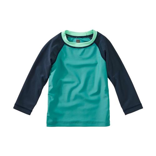 Tea Collection Colorblock Long Sleeve Baby Rash Guard Laguna
