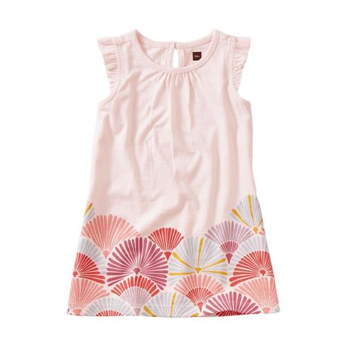 Tea Collection Border Graphic Baby Dress Silkworm