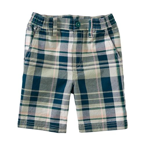 Tea Collection Boys Plaid Travel Shorts Deltaplaid