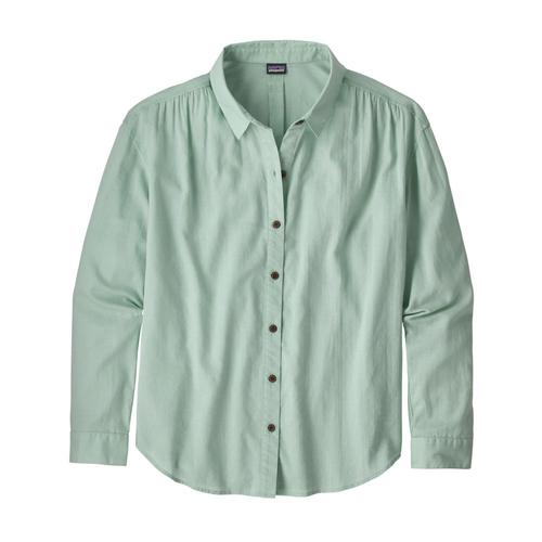 Patagonia Women's Lightweight A/C Boyfriend Shirt Atbl_blue