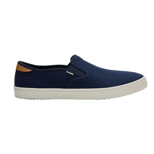 TOMS Men's Baja Slip-Ons Navy.Canv